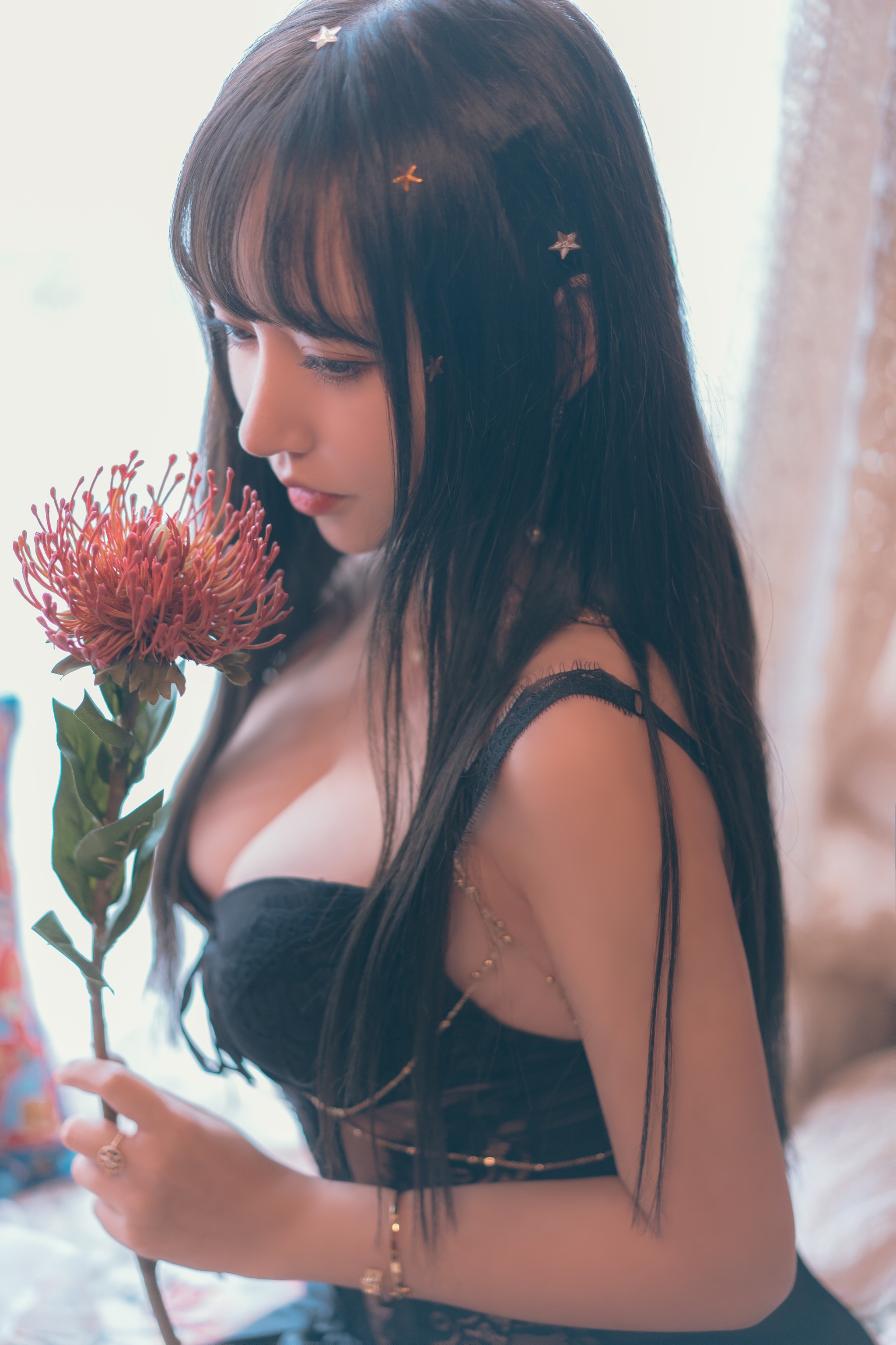 过期米线线喵 – NO.072 6点半的月亮 [64P]-XikXak